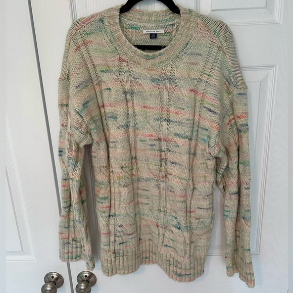 American Eagle Whoa So Soft Cable Knit Sweater - Picture 4 of 8